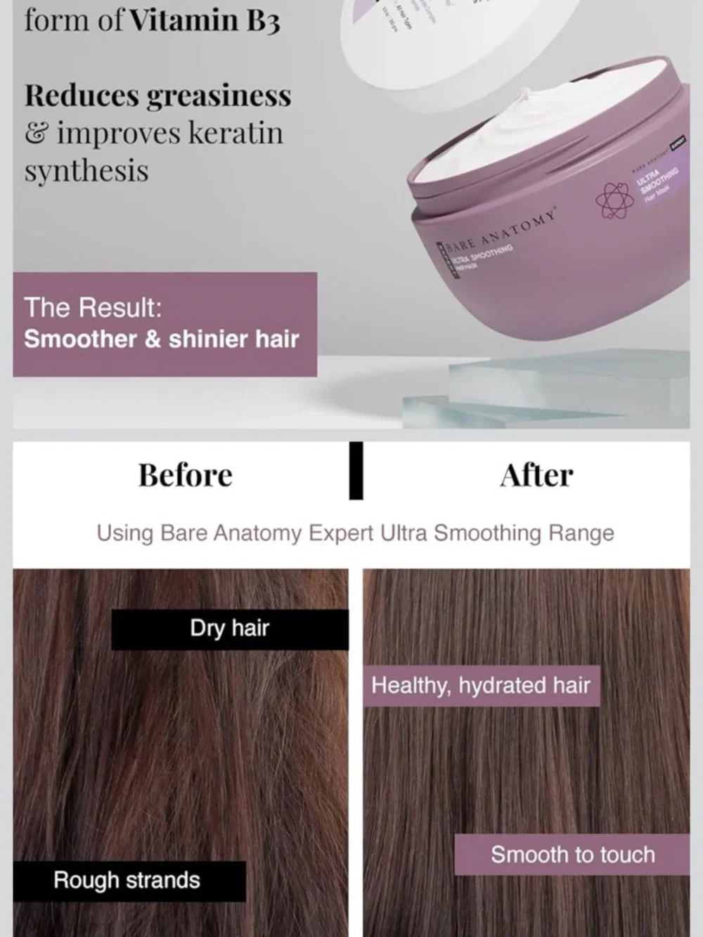 Ultra Smoothing Hair Mask -‎ Lavender